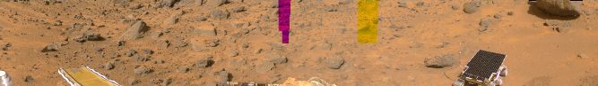 Sol 4: Panorama de Marte a Colores