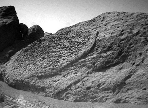 Roca de Media Cúpula en Marte