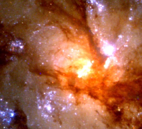 Captura de la colisión de las Galaxias Antena