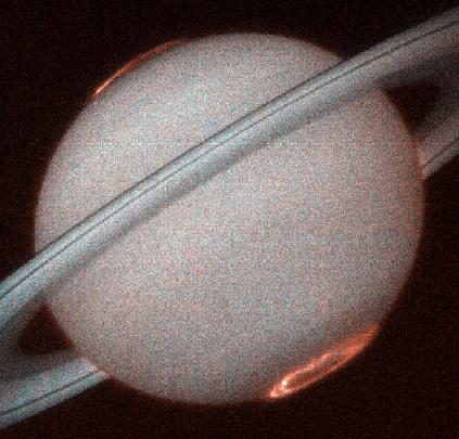 Una aurora en Saturno