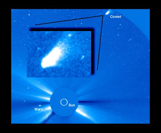 Imagen de un descubrimiento: Cometa SOHO (1998 J1)