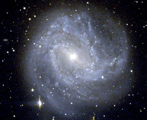 M83: Una galaxia espiral barrada