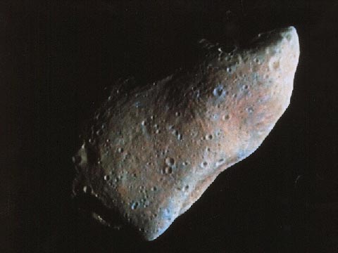 La mejor cara del asteroide Gaspra