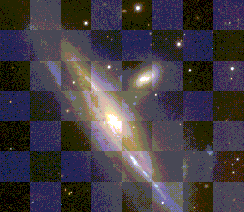 NGC 1531/2: Galaxias que interactúan
