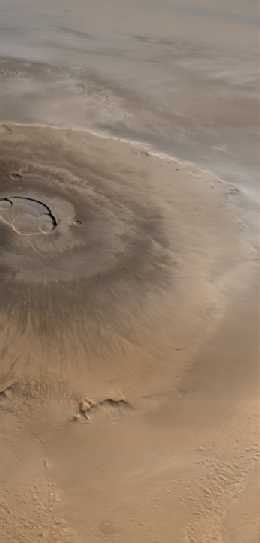 Olympus Mons desde la Órbita