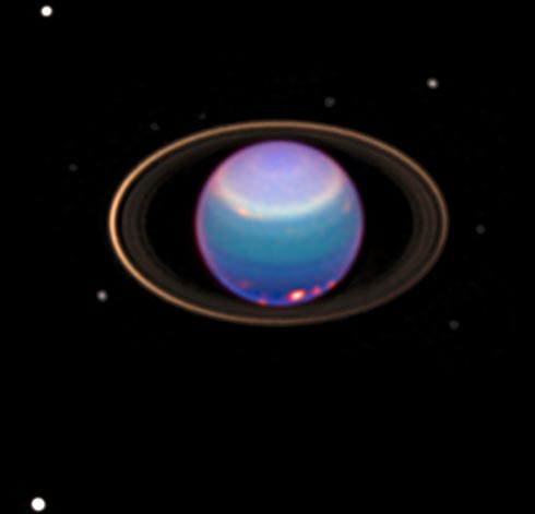 Urano infrarrojo