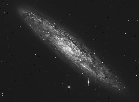 La galaxia espiral NGC 253