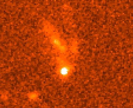 Imagen de la galaxia huésped de GRB 990123