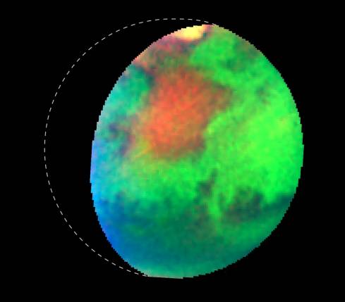 Marte en infrarrojo