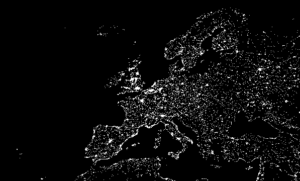 Europa por la noche
