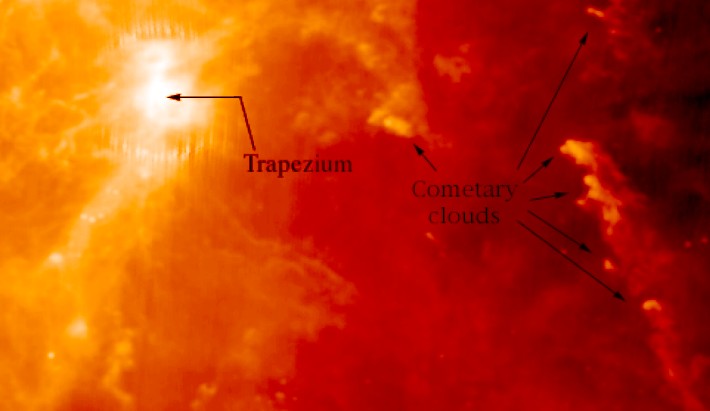 Glóbulos cometarios en Orión