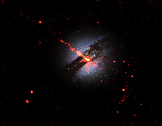 Rayos X en Centaurus A