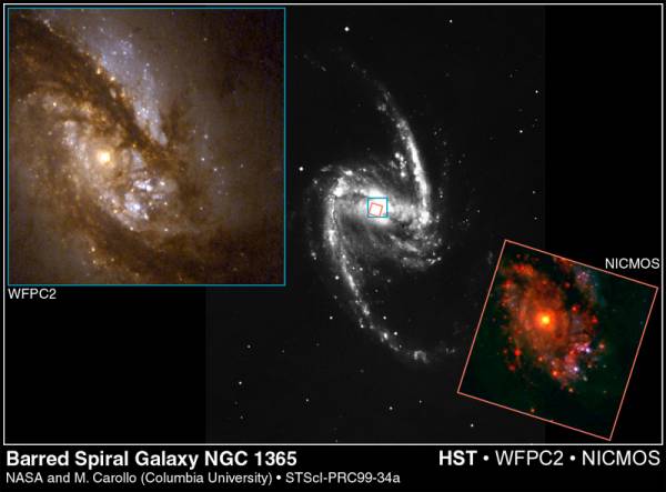 NGC 1365: Galaxia Espiral Barrada