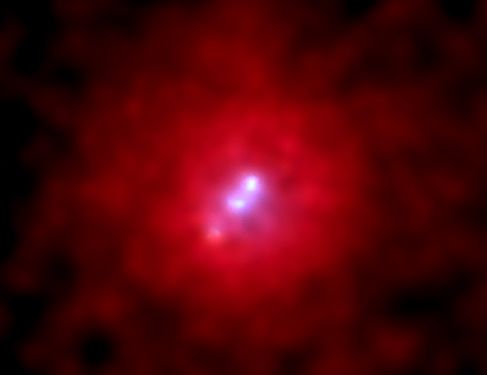 3C 295: Rayos X provenientes de un Galaxia Gigante