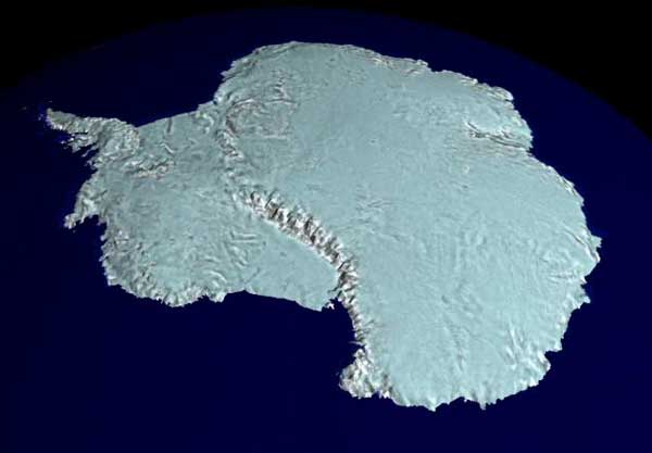 El mapa RADARSAT de la Antártida