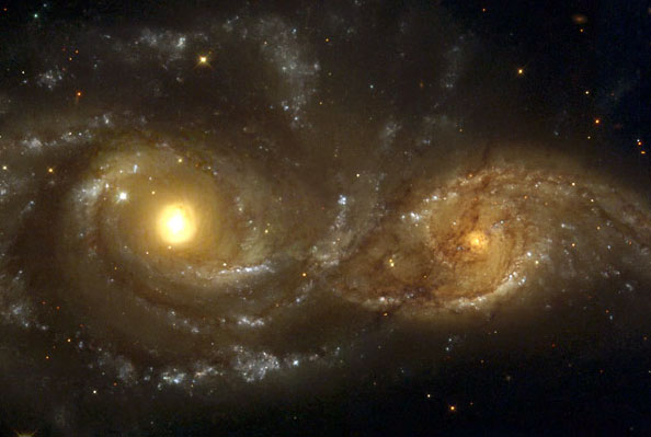 Colisión de Galaxias espirales