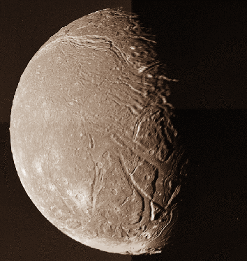 La luna Ariel de Urano: mundo valle