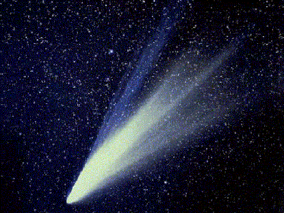 Las dos colas del cometa West