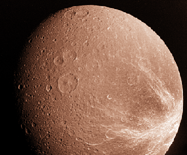 La luna de Saturno Dione