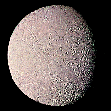 La luna más limpia de Saturno: Encélado