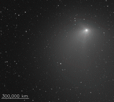 El cometa Hale-Bopp se apaga