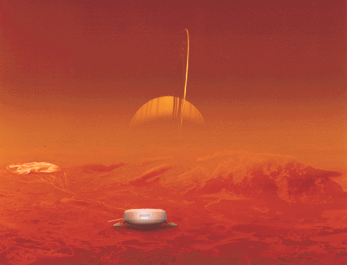 Retrato de Saturno desde Titán