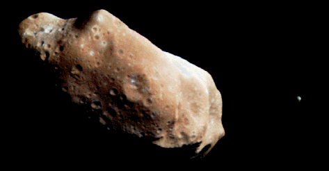 Ida y Dactyl: Asteroide y Luna