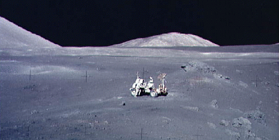 Paisaje lunar desde Apolo 17: Una desolación magnífica