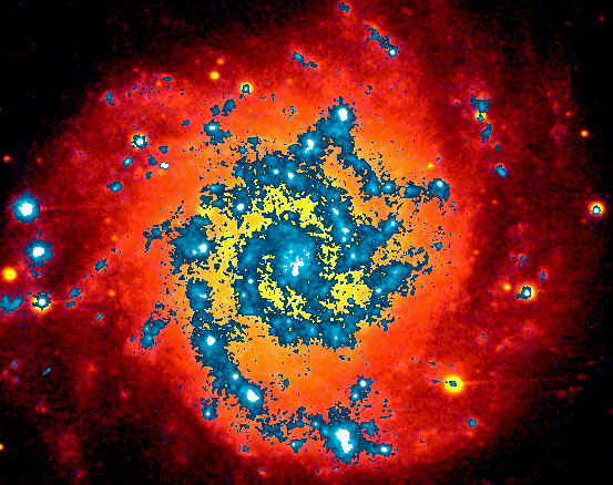 M74: una galaxia en espiral de gran diseño