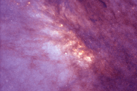 Explosiones de estrellas del centro galáctico