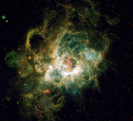 NGC 604: Vivero de estrellas gigantes en M33