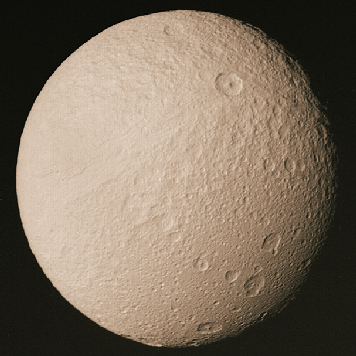 La luna Tetis de Saturno