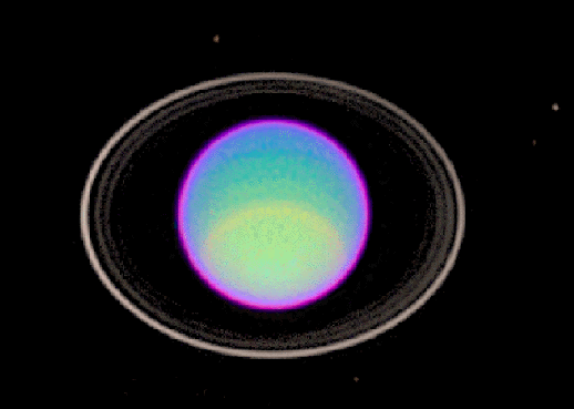 El sistema de anillos de Urano